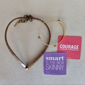 New Color By Amber Tribal Necklace Bracelet Set